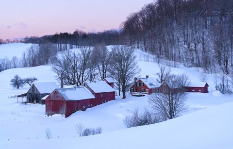 Framed Dawn At Jenne Print