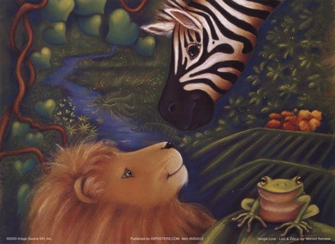 Framed Jungle Love I Print