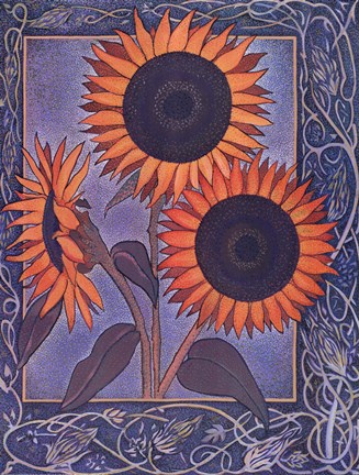 Framed Flora Nouveau Print