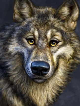 Framed Wolf Totem Print