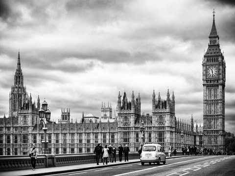 Framed Palace of Westminster and Big Ben Print