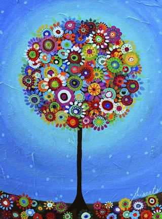 Framed Rossmoor&#39;s Tree Of Life Print