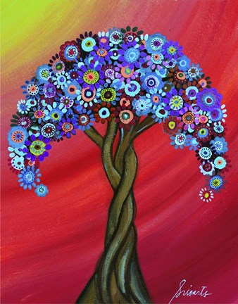 Framed Honor&#39;s Resting Tree Print