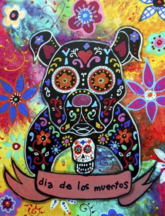 Framed Bulldog Print