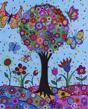 Framed Eyah&#39;s Alberro Dela Vita Print