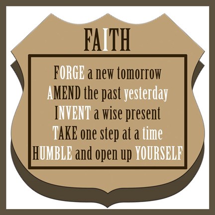 Framed Faith 1 Print