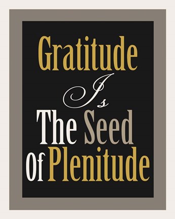 Framed Gratitude 2 Print