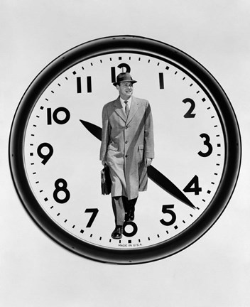 Framed 1960s 1950s Montage Business Man Print