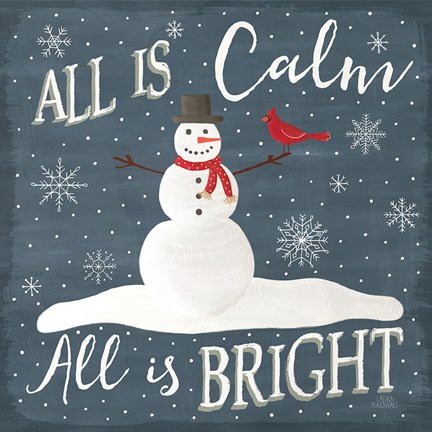 Framed Christmas Cheer IV Print