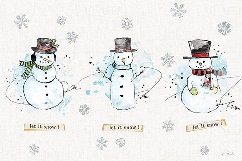 Framed Thoughtfully Frozen I Print