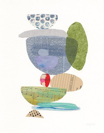 Framed Whimsy VI Print