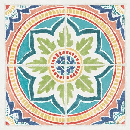 Framed Colorful Journey XI Print