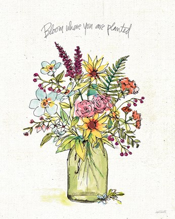 Framed Simply Petals III Print