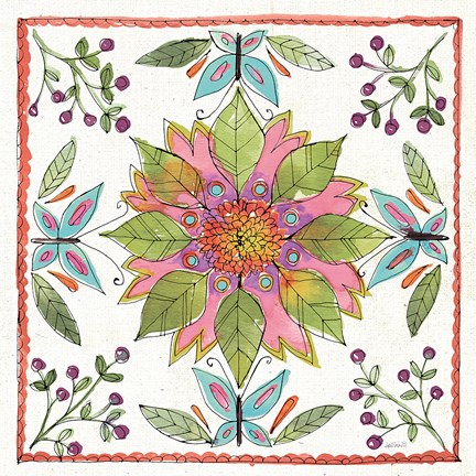 Framed Simply Petals IX Print