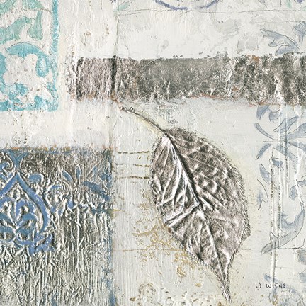 Framed Gracefully Blue IV Print