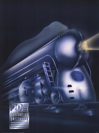 Framed 20th Century Limited Print