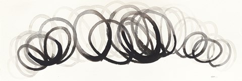 Framed Swirling Element II Print