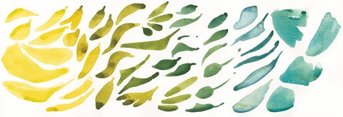 Framed Watercolor Ripple Print