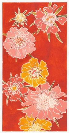 Framed Cloisonne Beauty I Print