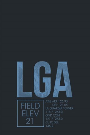 Framed LGA ATC Print