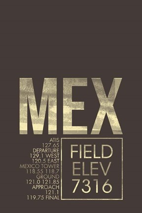 Framed MEX ATC Print