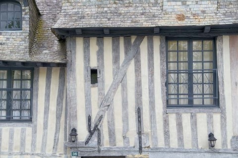 Framed Timber Framed House Print