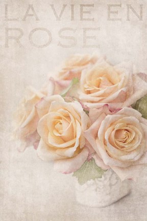 Framed Life In Pink Print