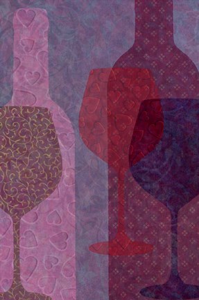 Framed Art of Wine - Bordeaux Print