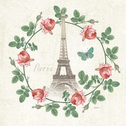 Framed Paris Arbor VII Print