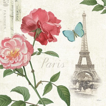 Framed Paris Arbor II Print