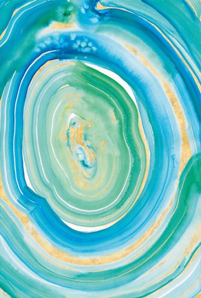 Framed Terrain Gilded II Print