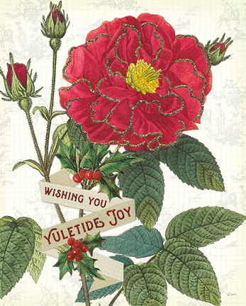 Framed Yuletide IV Print