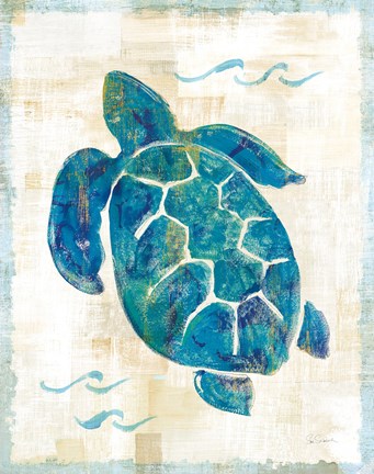 Framed On the Waves IV No Script Print