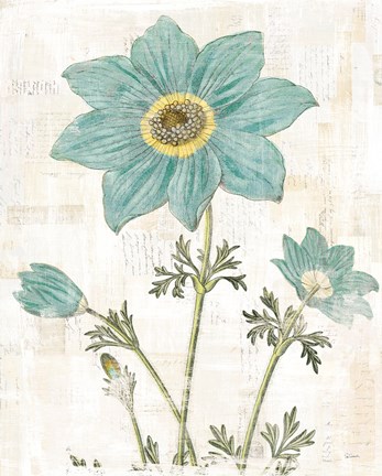 Framed Bloemen Boek III Print