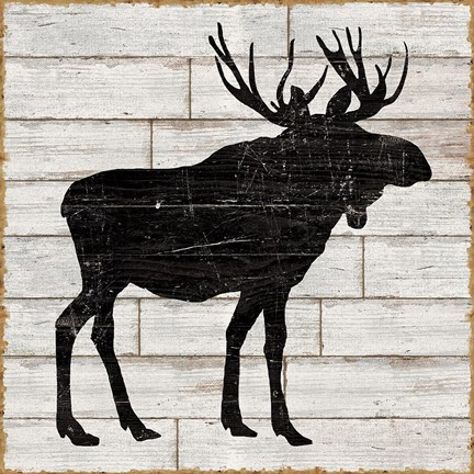 Framed Lake Lodge I Neutral no Words Print