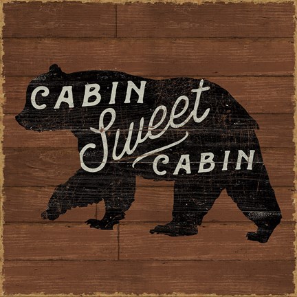 Framed Lake Lodge IV Print