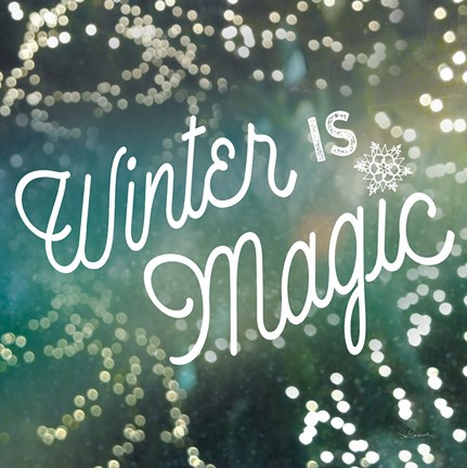 Framed Sparkle Lights II Print