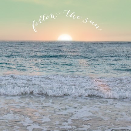 Framed Sunrise Dock Inspiration Print