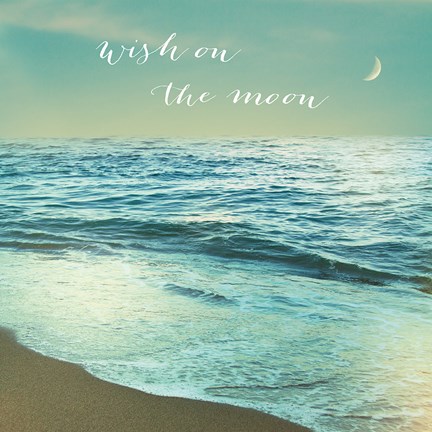 Framed Moonrise Beach Inspiration Print