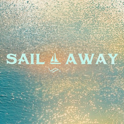 Framed Sparkling Sea II Print