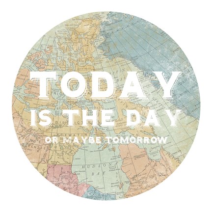 Framed Hemisphere III Print