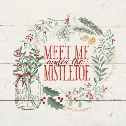 Framed Seasons Greetings V Print