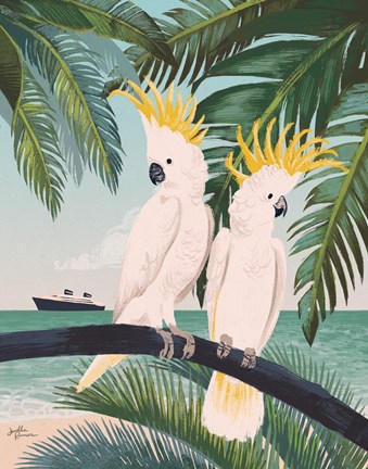 Framed Welcome to Paradise IX Print