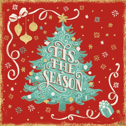 Framed Trimming the Tree IV Print