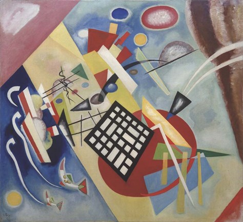 Framed Black Raster, 1922 Print