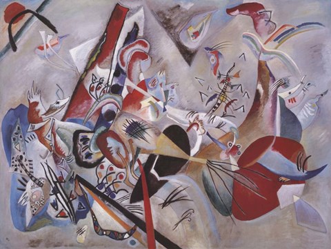 Framed Dans le gris Print