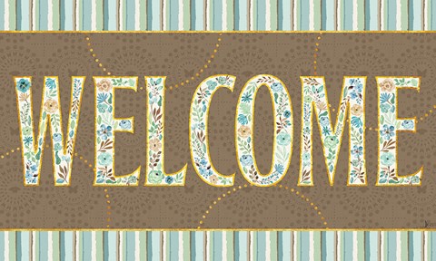 Framed Flutterby Blooms IX Print