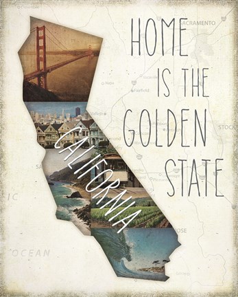 Framed InstaStates I Print