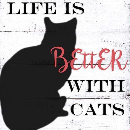 Framed With Cats Print