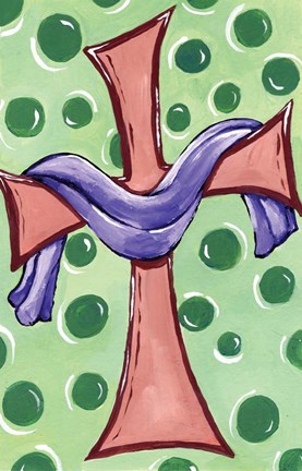 Framed Easter Cross Print